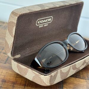 Coach Bonnie S417 Dark Tortoise Shell Sunglasses with Case